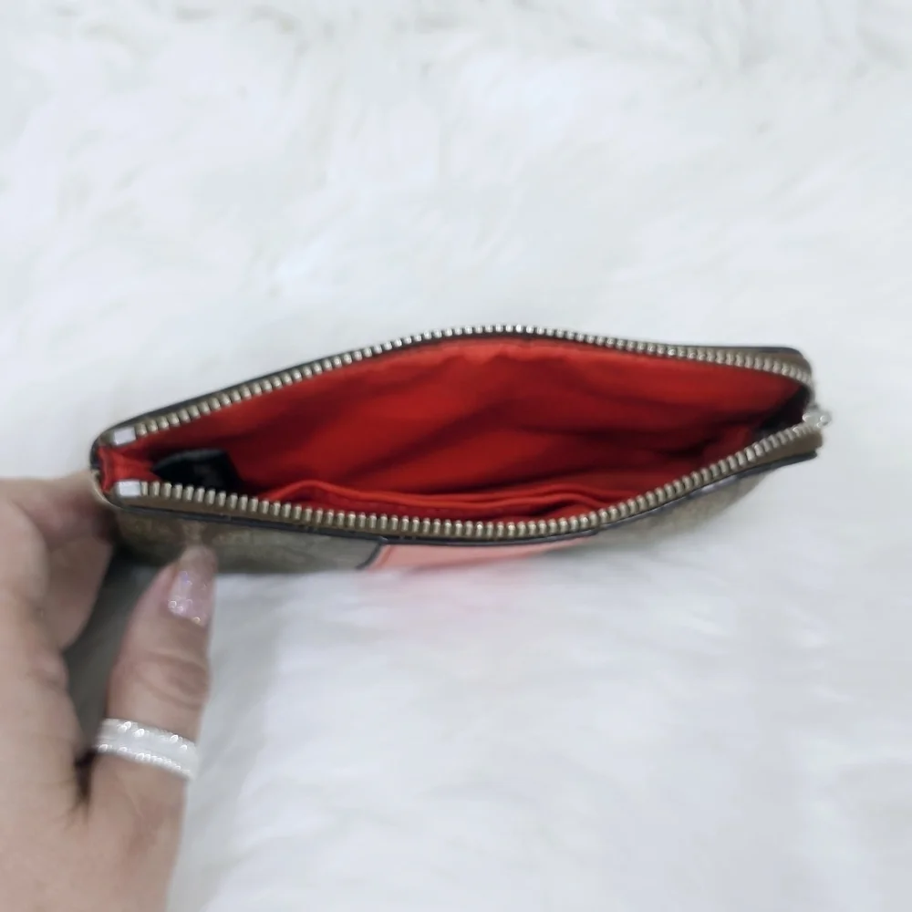 Coach Monogram Wristlet